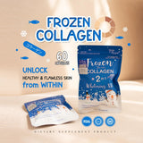 GLUTA FROZEN - Frozen Collagen 2 En 1 Blanchiment & Éclaircissement Naturellement X10 - 60 Capsules