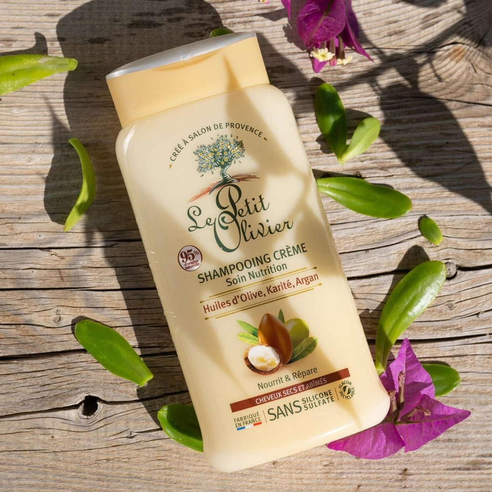 LE PETIT OLIVIER - Après-Shampoing Crème Nutrition Huile d'Olive Karité et Argan - 200ml