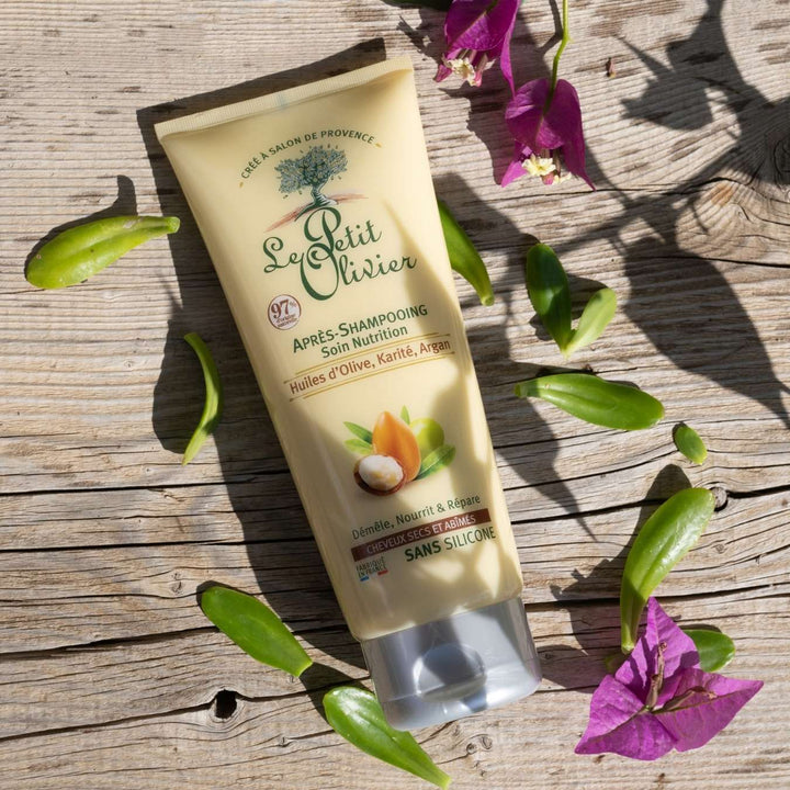 LE PETIT OLIVIER - Après-Shampoing Crème Nutrition Huile d'Olive Karité et Argan - 200ml