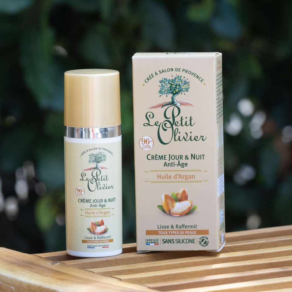LE PETIT OLIVIER - Crème de Jour et Nuit Anti-âge Huile d'Argan - 50ml