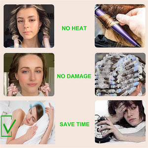 POPPIN - Heatless Hair Curling Rod Headband, Hairdressing Styling Tool ( Couleurs aléatoires )