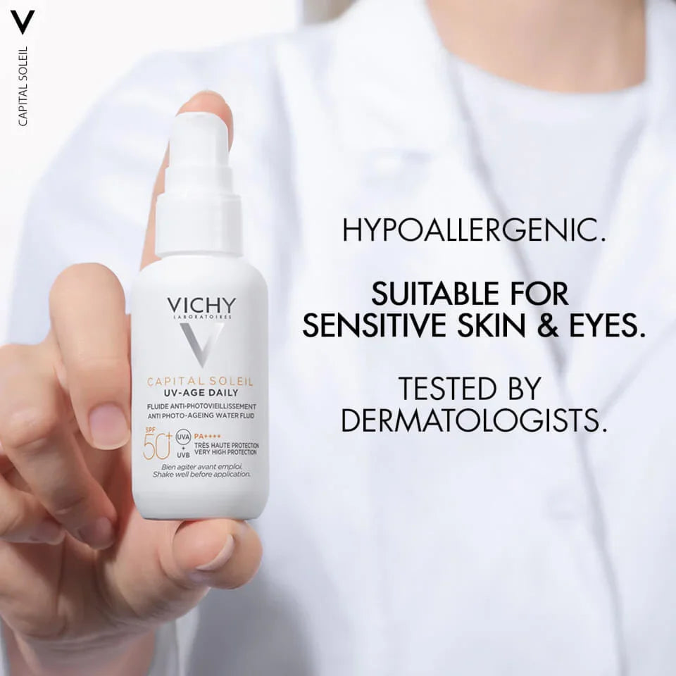 VICHY - Trousse Age Daily + Crème Solaire + Vichy Minéral Gratuits ( 3pcs)