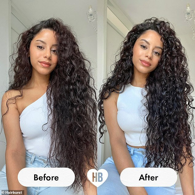HAIRBURST - Shampoing + Conditioner Pour Cheveux Bouclés et Ondulés - 2x350ml