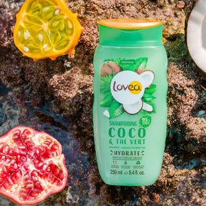 LOVEA - Shampooing Coco & Thé Vert - Tous types de cheveux - 250ml