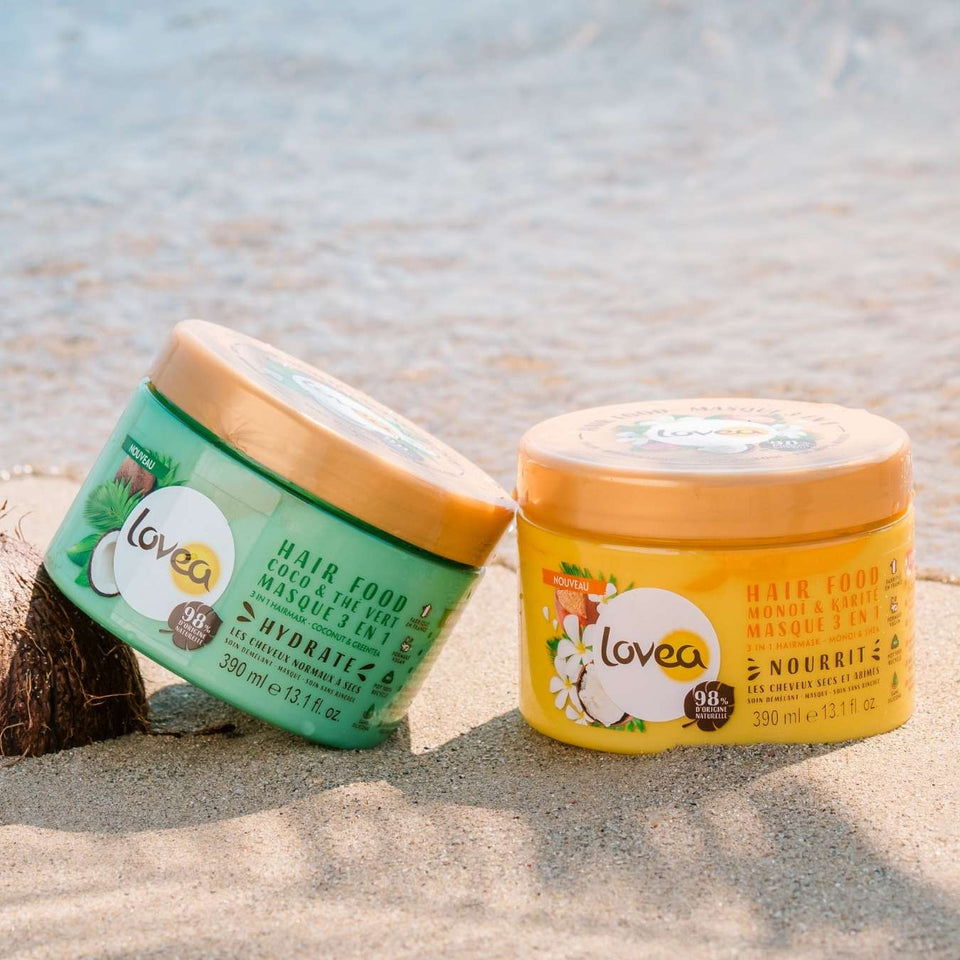 LOVEA - Hair Food Coco & Thé Vert - Tous types de cheveux - 390ml