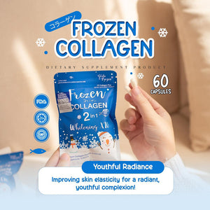 GLUTA FROZEN - Frozen Collagen 2 En 1 Blanchiment & Éclaircissement Naturellement X10 - 60 Capsules