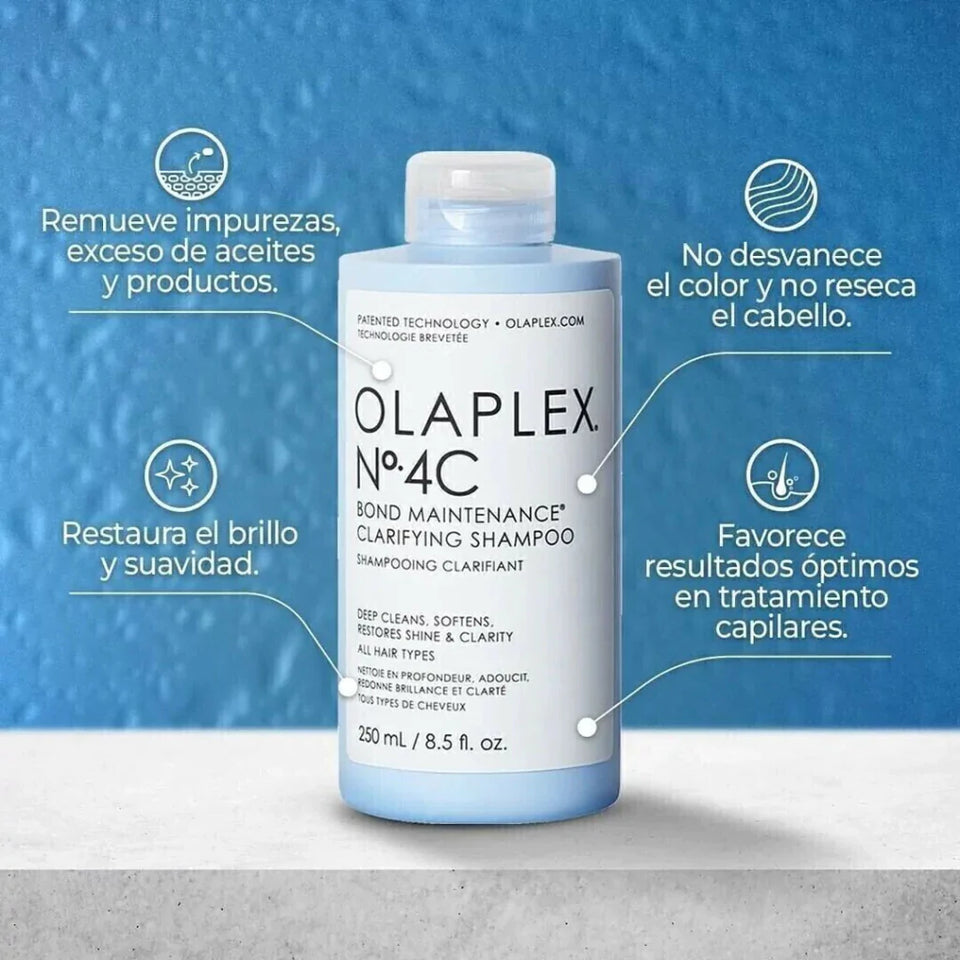 Olaplex - N°4C Clarifying Shampoo, Shampooing Detox - 250ml