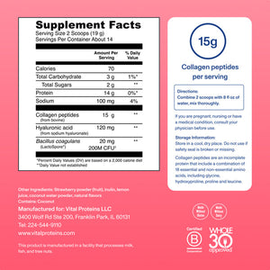 VITAL PROTEINS - Beauty Collagen Peptides - 271g