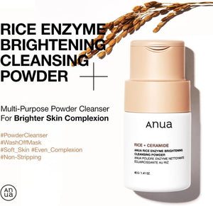 ANUA - Rice + Ceramide Rice Enzyme Brightening Cleansing Powder - 40g
