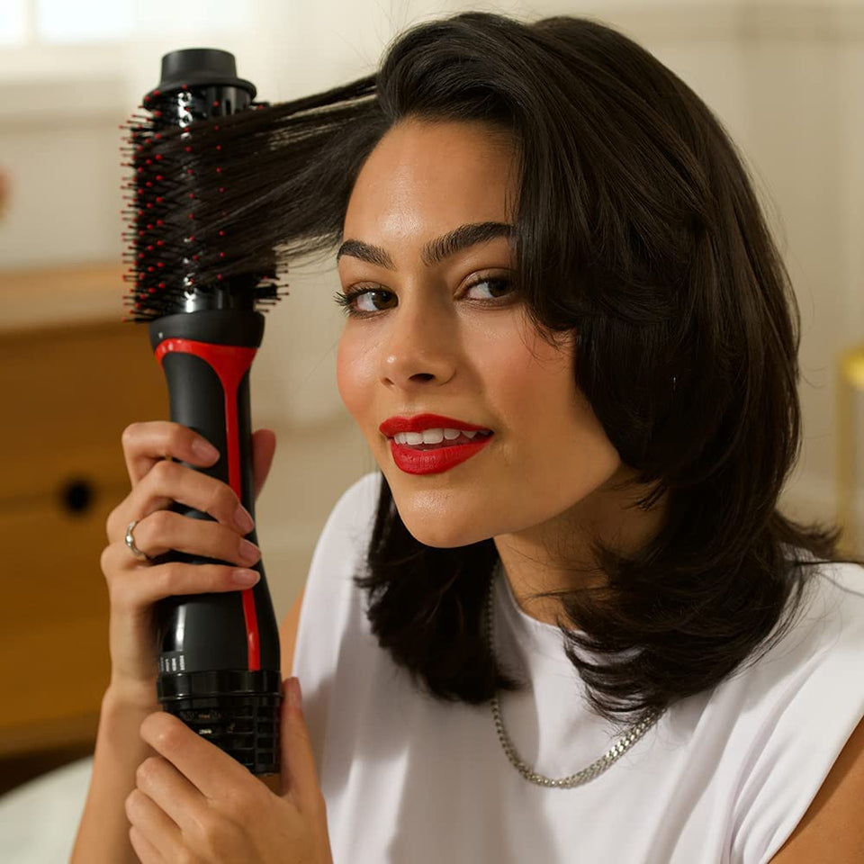 REVLON - Volumiteur monobloc REVLON PLUS 2.0 Sèche-cheveux et brosse à air chaud, noir