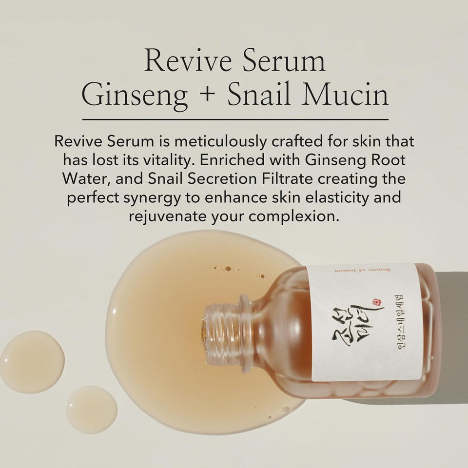 BEAUTY OF JOSEON - Revive Serum Ginseng + Snail Mucin - 30ml