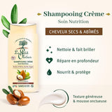 LE PETIT OLIVIER - Shampoing Crème Nutrition Huile d'Olive Karité et Argan - 250ml