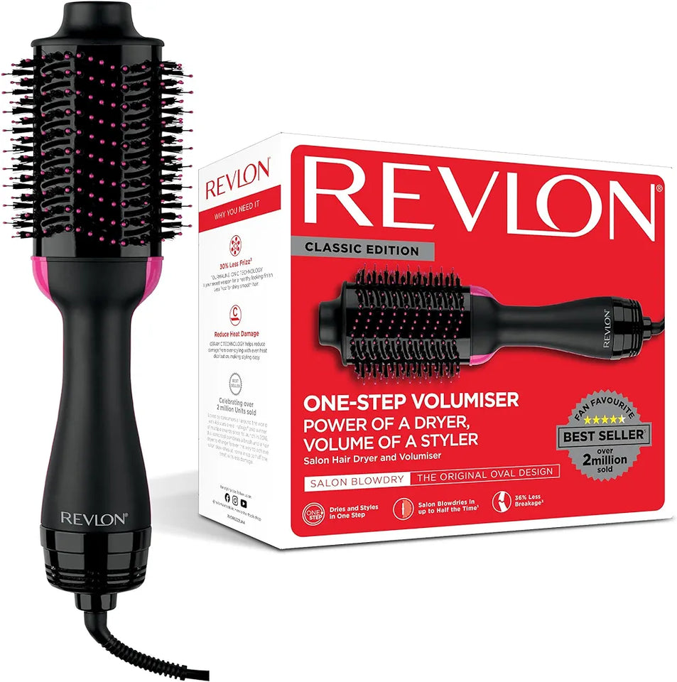 REVLON - Brosse séchante volumisante One Step - Classic Edition One-Step Hair Dryer And Volumizer
