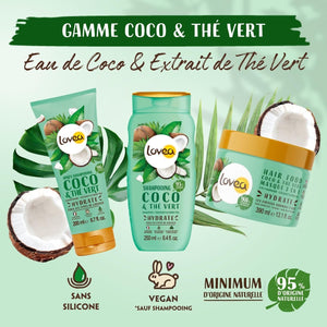 LOVEA - Shampooing Coco & Thé Vert - Tous types de cheveux - 250ml