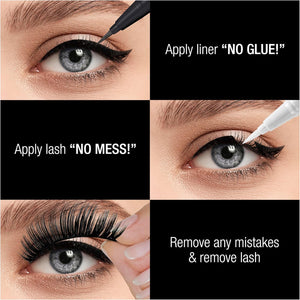 Absolute New York - Dual Glue Eyeliner - réf Black