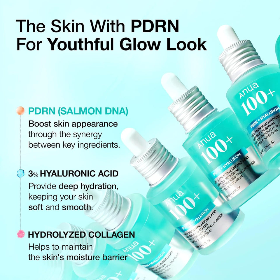ANUA - 100+ PDRN + Hyaluronic Acid Capsule 100 Serum - 30ml