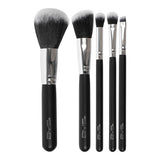 BYS - 5pc Makeup Brushes in Glitter Holder