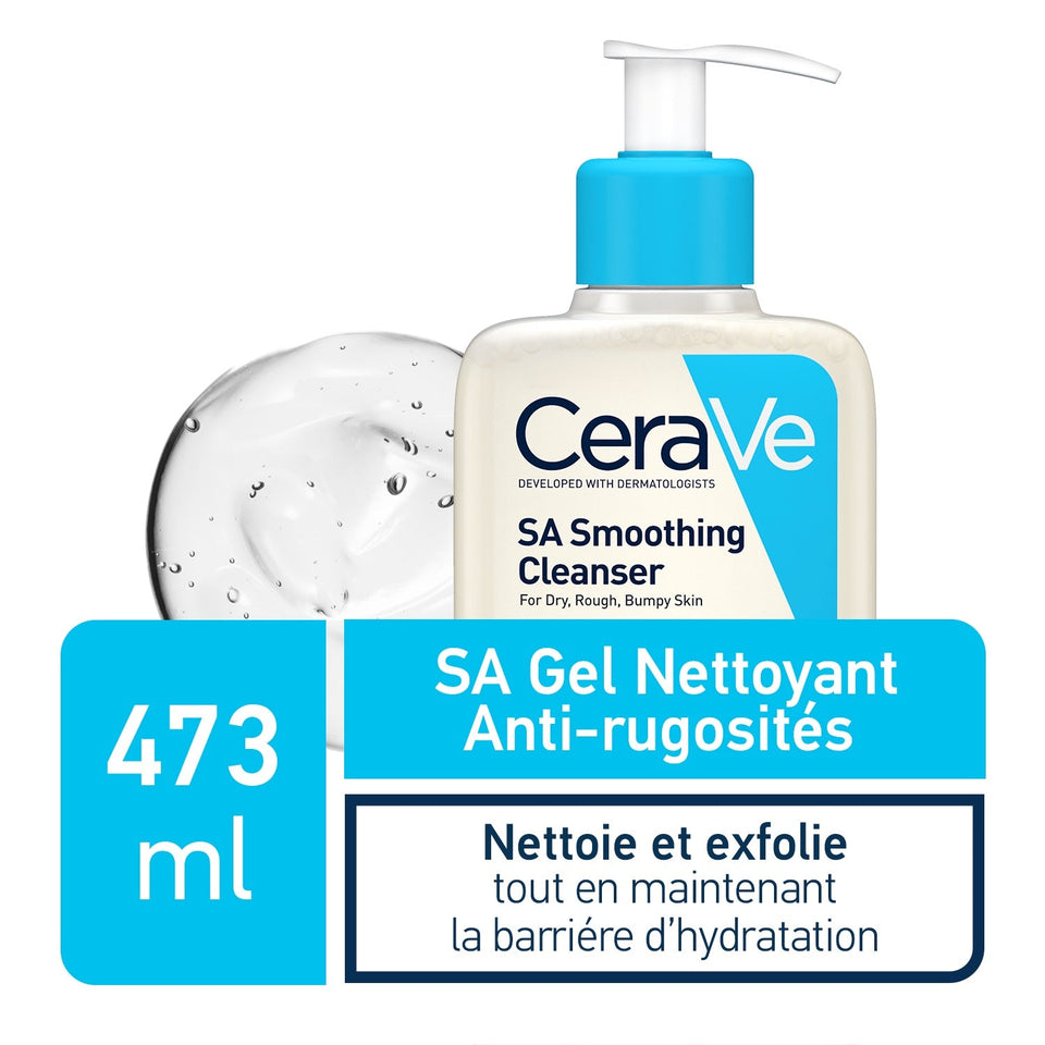 CeraVe - SA Gel Nettoyant Anti-rugosités - 473ml