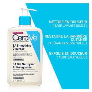 CeraVe - SA Gel Nettoyant Anti-rugosités - 473ml