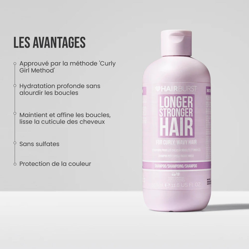 HAIRBURST - Shampoing Pour Cheveux Bouclés et Ondulés - 350ml