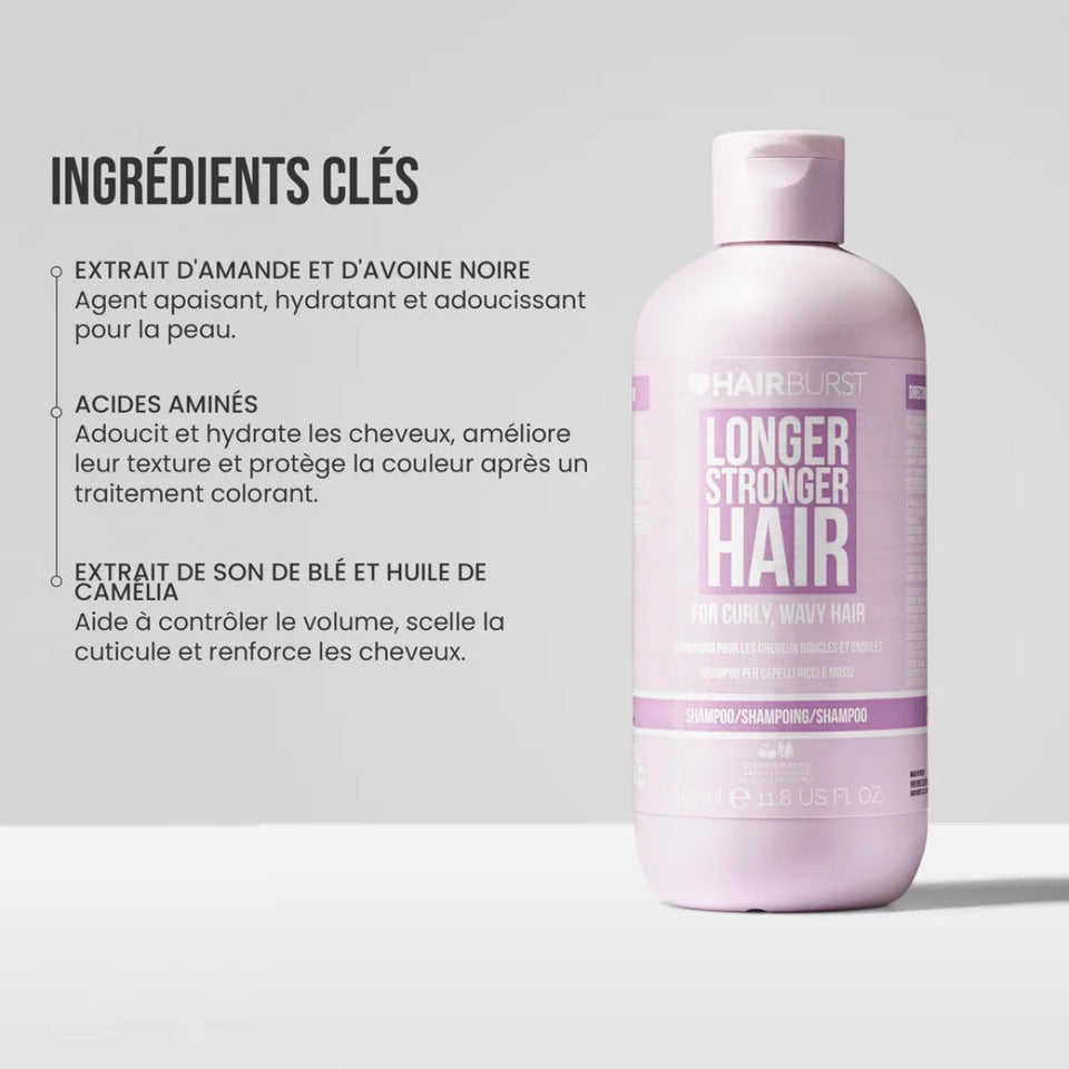 HAIRBURST - Shampoing Pour Cheveux Bouclés et Ondulés - 350ml