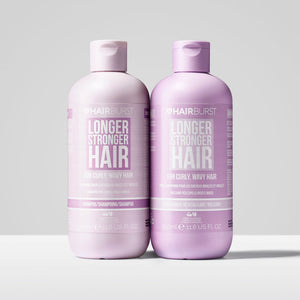 HAIRBURST - Shampoing + Conditioner Pour Cheveux Bouclés et Ondulés - 2x350ml