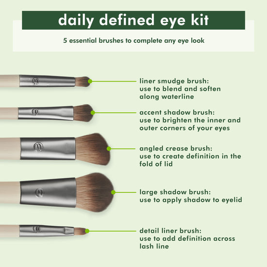 ECOTOOLS - Daily Defined Eye - 5 brosses