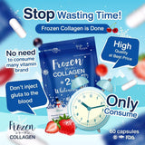 GLUTA FROZEN - Frozen Collagen 2 En 1 Blanchiment & Éclaircissement Naturellement X10 - 60 Capsules