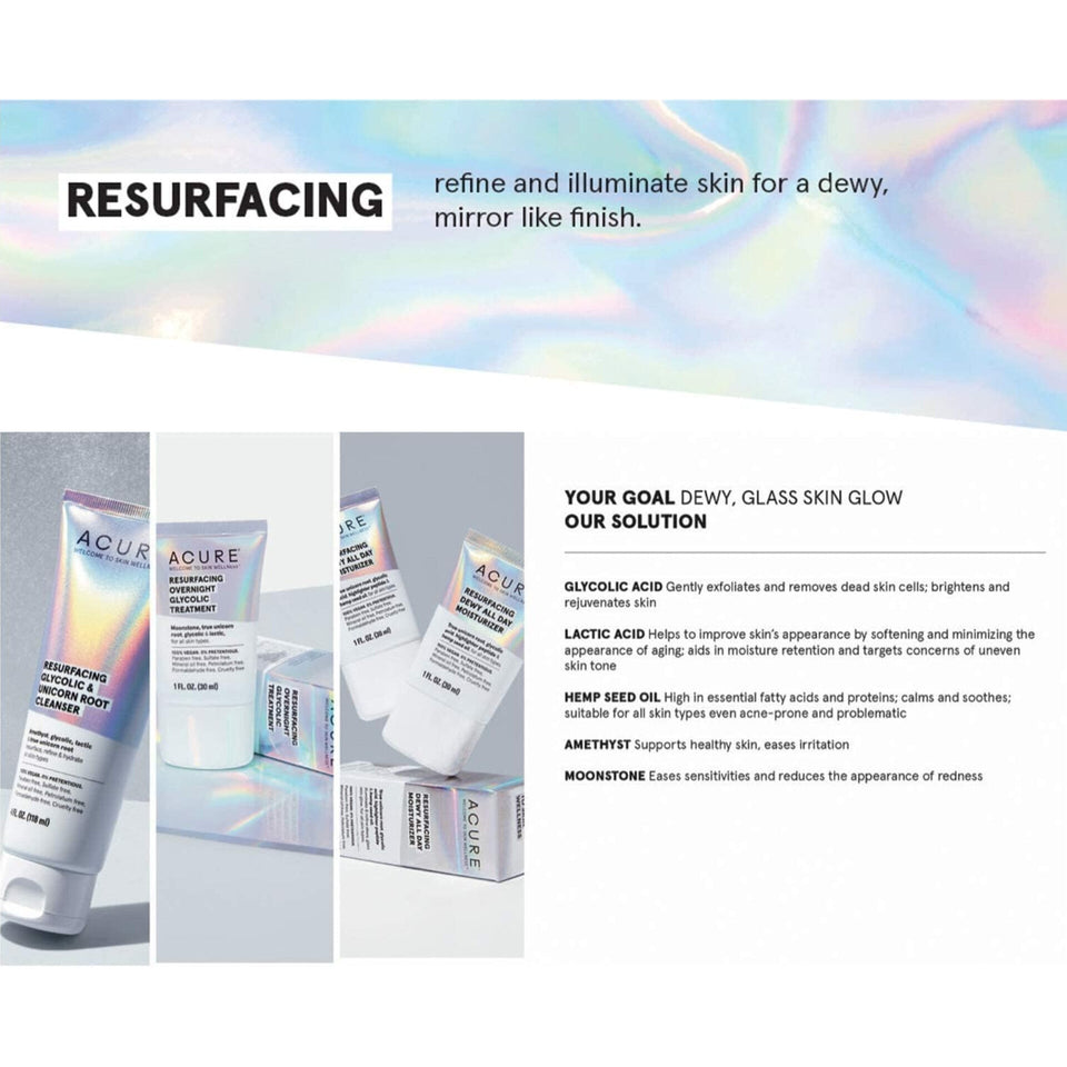 ACURE - Resurfacing Glycolic & Unicorn Root Cleanser - 118ml