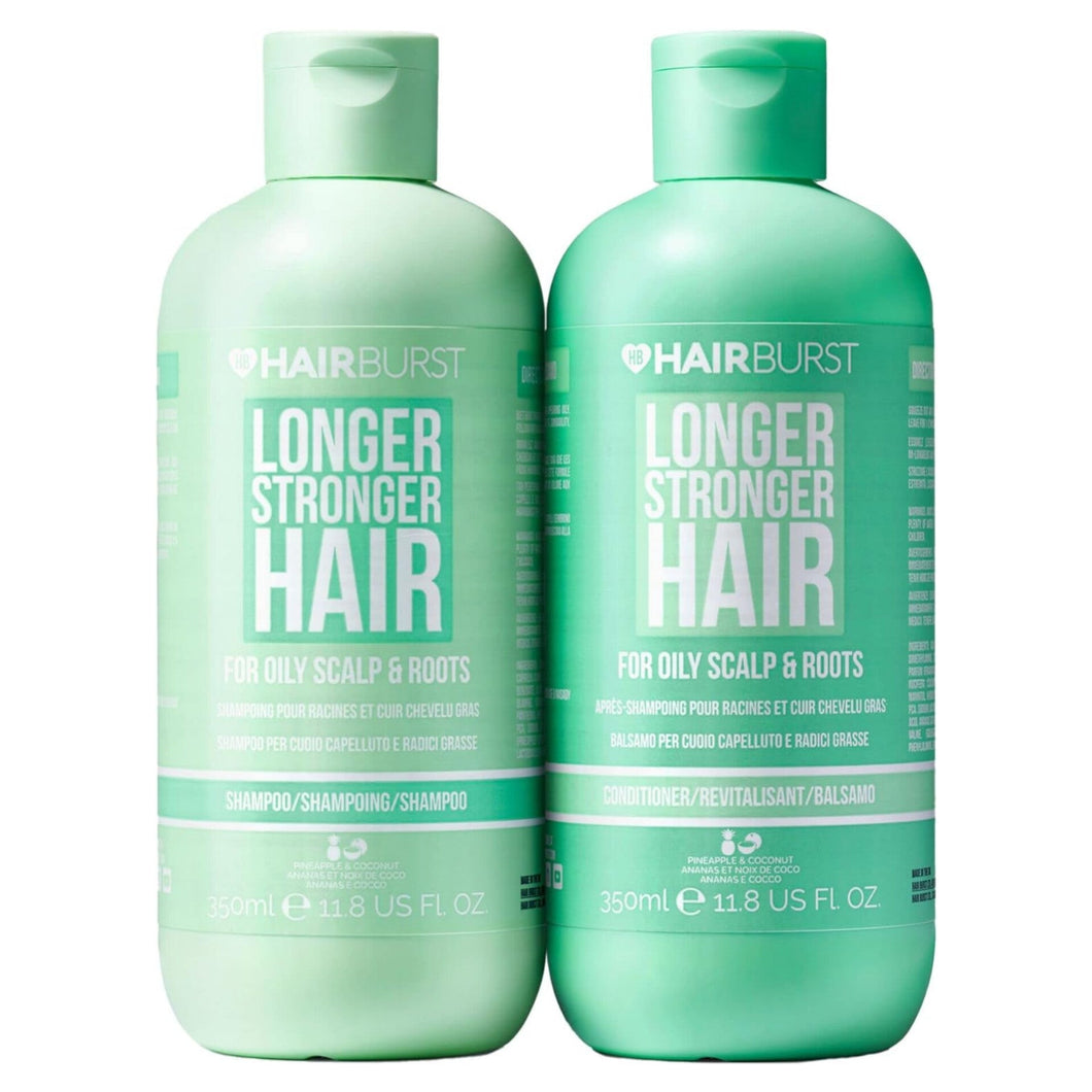 HAIRBURST - Shampoing + Conditoner Pour Cheveux Gras - 2x350ml