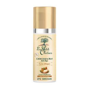LE PETIT OLIVIER - Crème de Jour et Nuit Anti-âge Huile d'Argan - 50ml