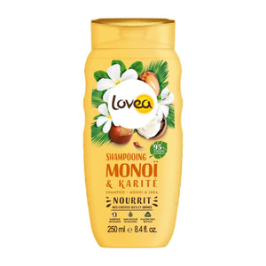 LOVEA - Shampooing Monoi, Karité & Shea - Cheveux Secs et Abîmés - 250ml