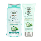 LE PETIT OLIVIER - Shampooing et Après Shampooing Micellaire Purifiant Aloe Vera et Thé Vert - 250ml