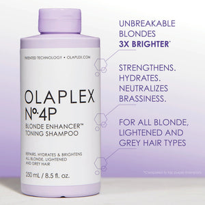 Olaplex - N°4P Toning Shampoo, Blond Enhancer - 250ml