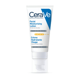 CeraVe - Crème Hydratante Visage SPF50 Peaux Normales à Sèches - 52ml
