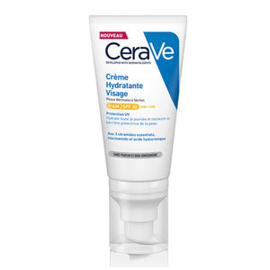 CeraVe - Crème Hydratante Visage SPF30 Peaux Normales à Sèches - 52ml