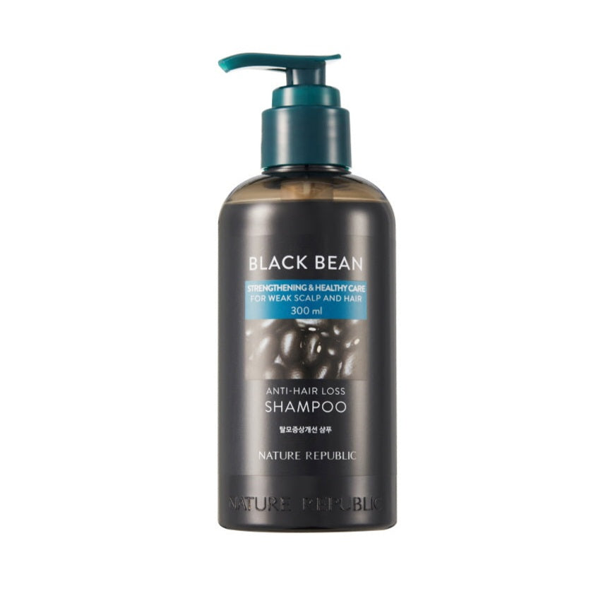 NATURE REPUBLIC - Black Bean Anti Hair Loss Shampoo - 300ml