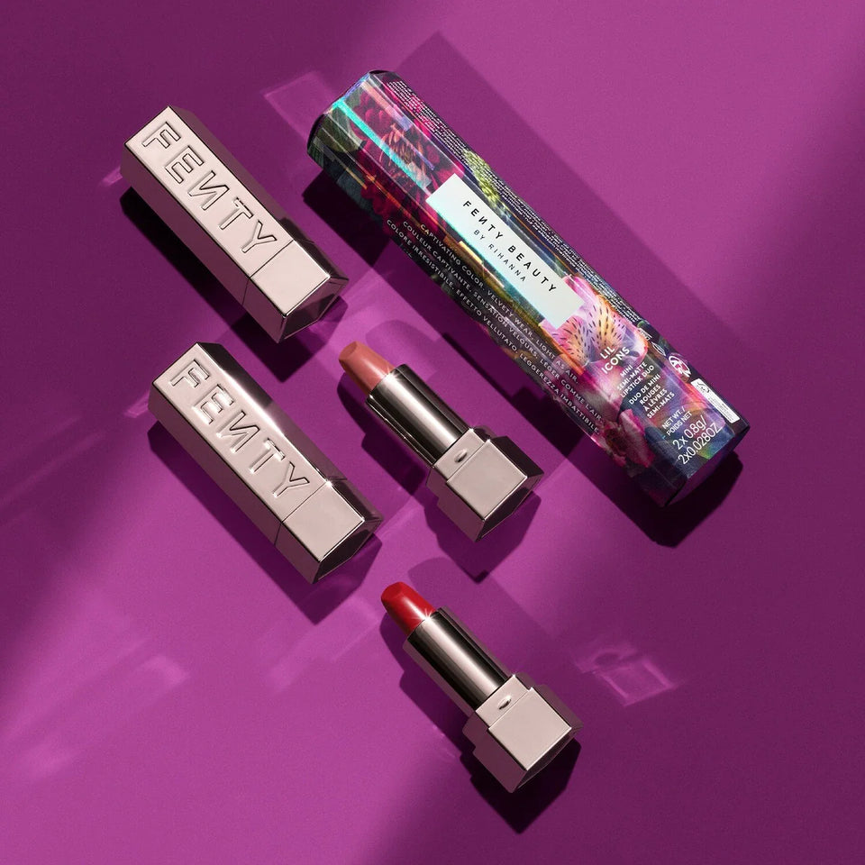FENTY Beauty - Lil Icons Duo De Mini Rouges À Lèvres Semi-Mats
