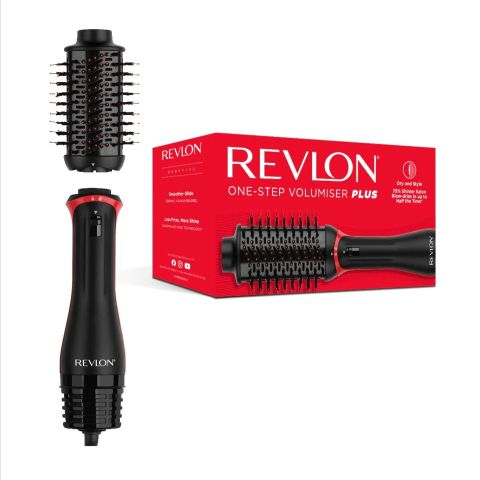 REVLON - Volumiteur monobloc REVLON PLUS 2.0 Sèche-cheveux et brosse à air chaud, noir