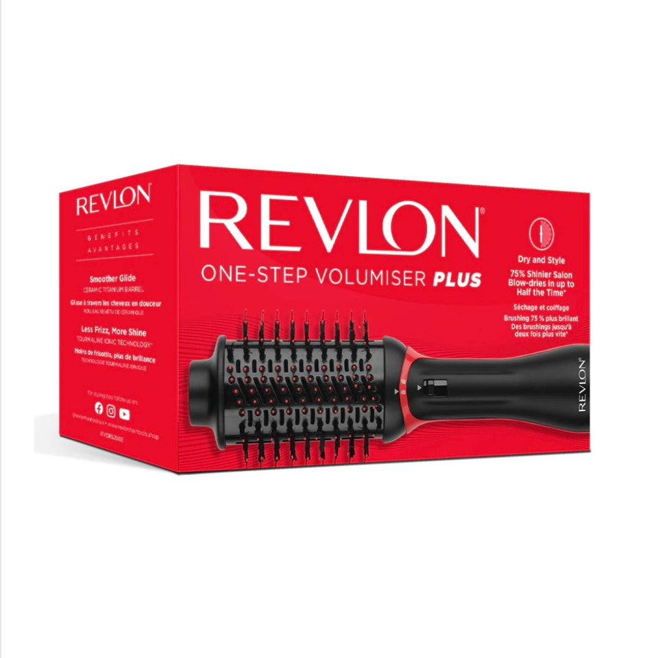 REVLON - Volumiteur monobloc REVLON PLUS 2.0 Sèche-cheveux et brosse à air chaud, noir
