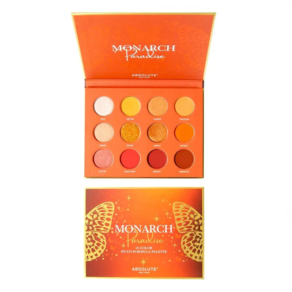 Absolute New York - Eyeshadow Book Palette - réf Monarch Paradise