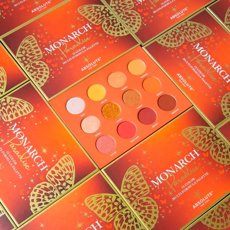 Absolute New York - Eyeshadow Book Palette - réf Monarch Paradise