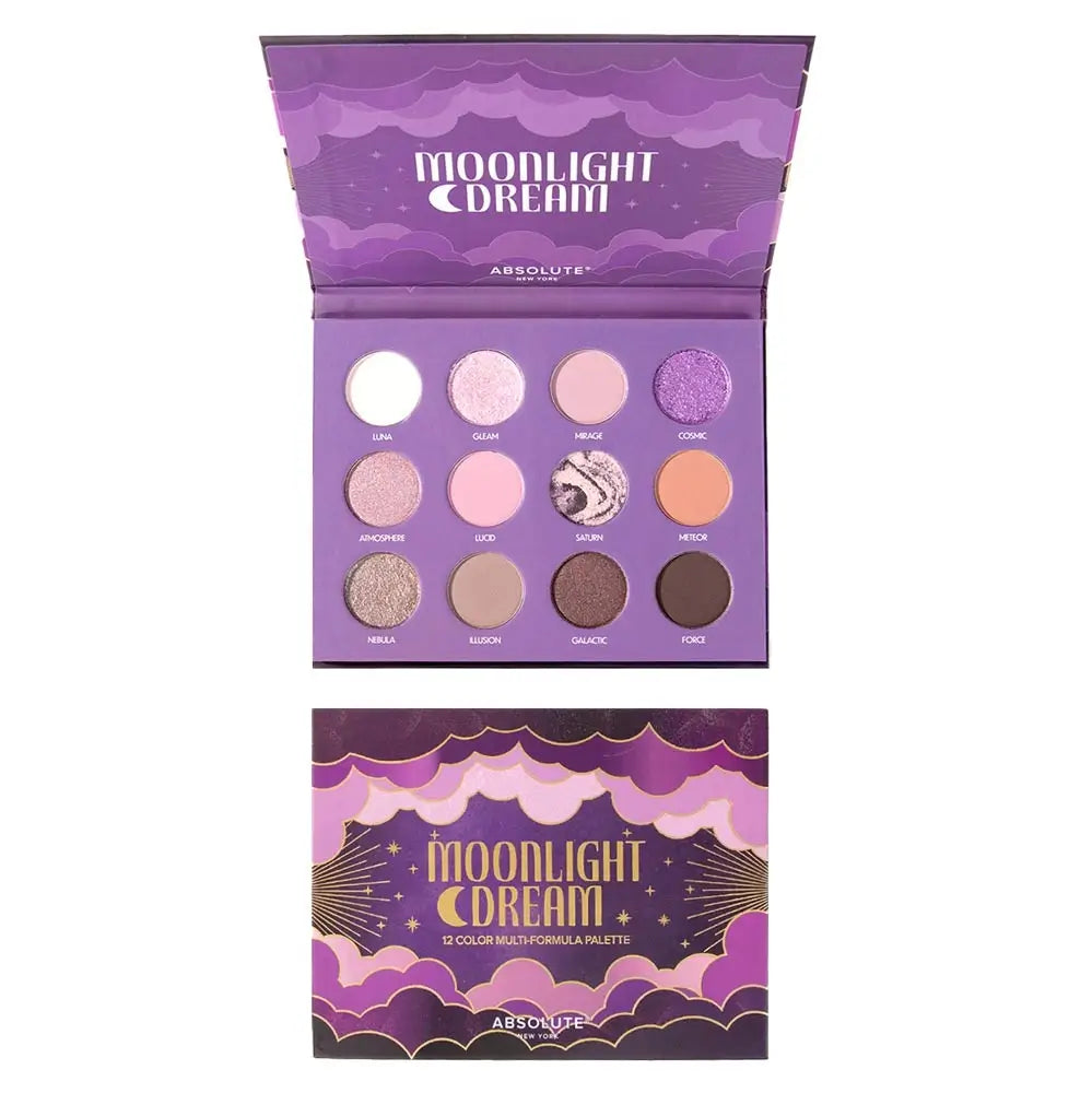Absolute New York - Eyeshadow Book Palette - réf Moonlight Dream