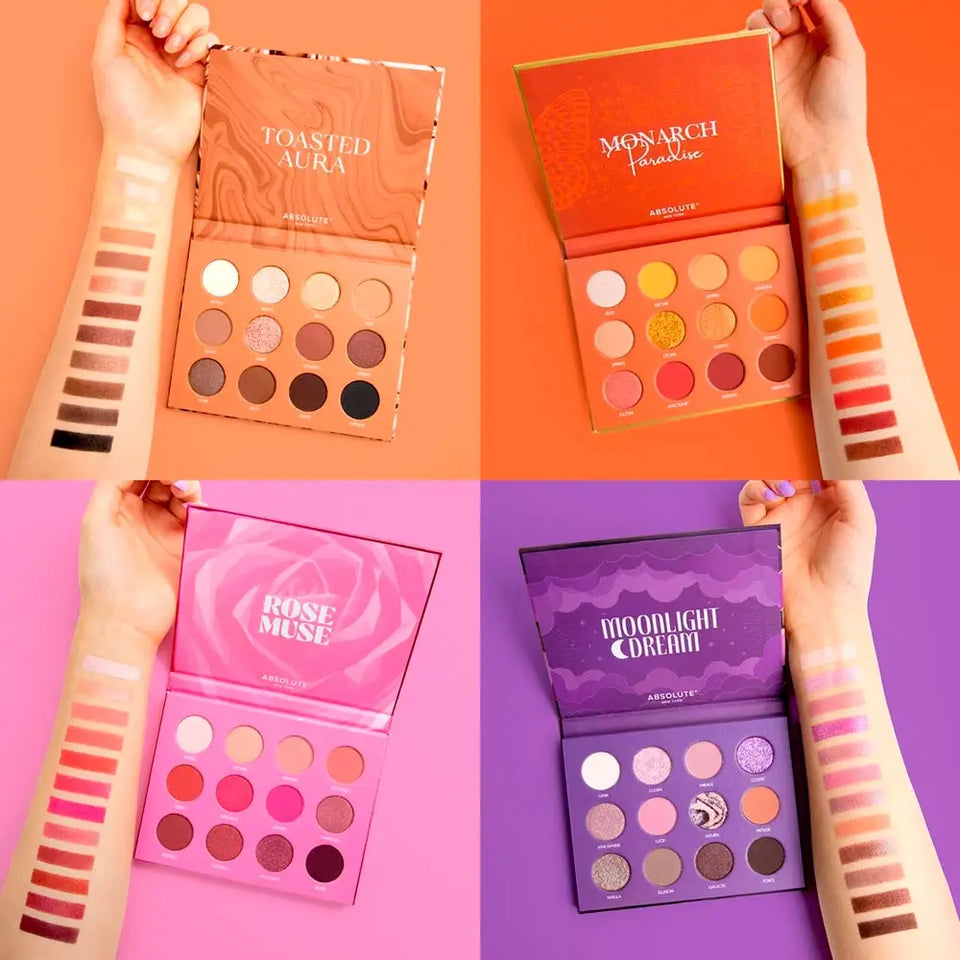 Absolute New York - Eyeshadow Book Palette - réf Rose Muse