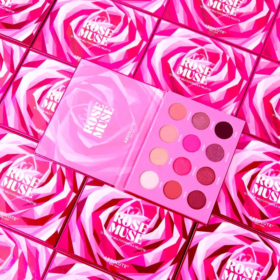 Absolute New York - Eyeshadow Book Palette - réf Rose Muse