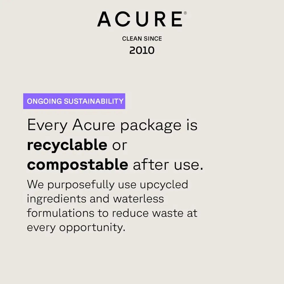 ACURE - Facial Scrub Gommage visage illuminateur 118 ml