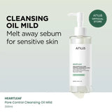 ANUA - Heartleaf Pore Control Cleansing Oil MILD for Sensitive Skin - 200ml