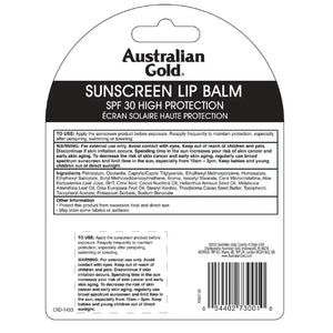 AUSTRALIAN GOLD - Sunscreen Lip Balm SPF 30