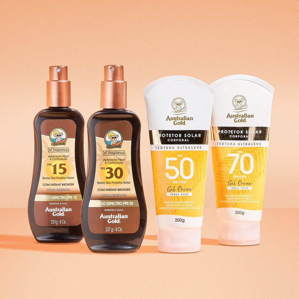 AUSTRALIAN GOLD - Gel Spray SPF 15 Avec Bronzant 237ml