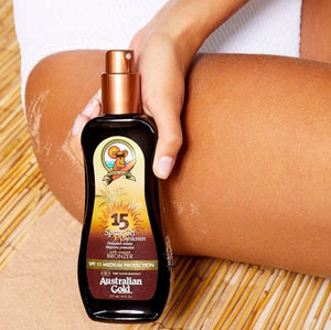 AUSTRALIAN GOLD - Gel Spray SPF 15 Avec Bronzant 237ml